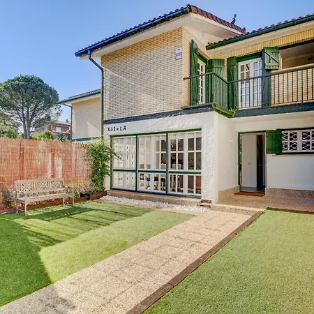 Familiar Con Jardin En Hondarribia, Terraza, Centrico, 4hb Hébergement de vacances Fontarrabie